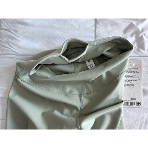 New Lululemon Wunder Under SmoothCover High Rise 25" Size 8 Fog Green NWT - Picture 11 of 11